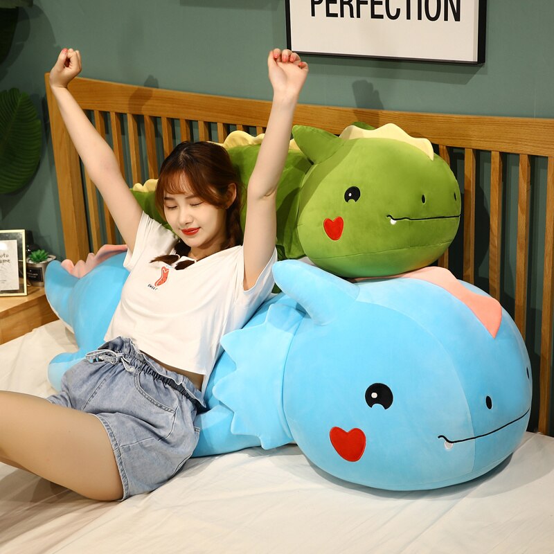Huge Colorful Cute Dragon Plushies