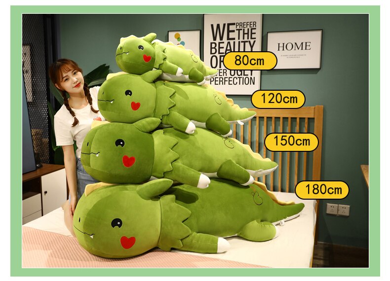 Huge Colorful Cute Dragon Plushies