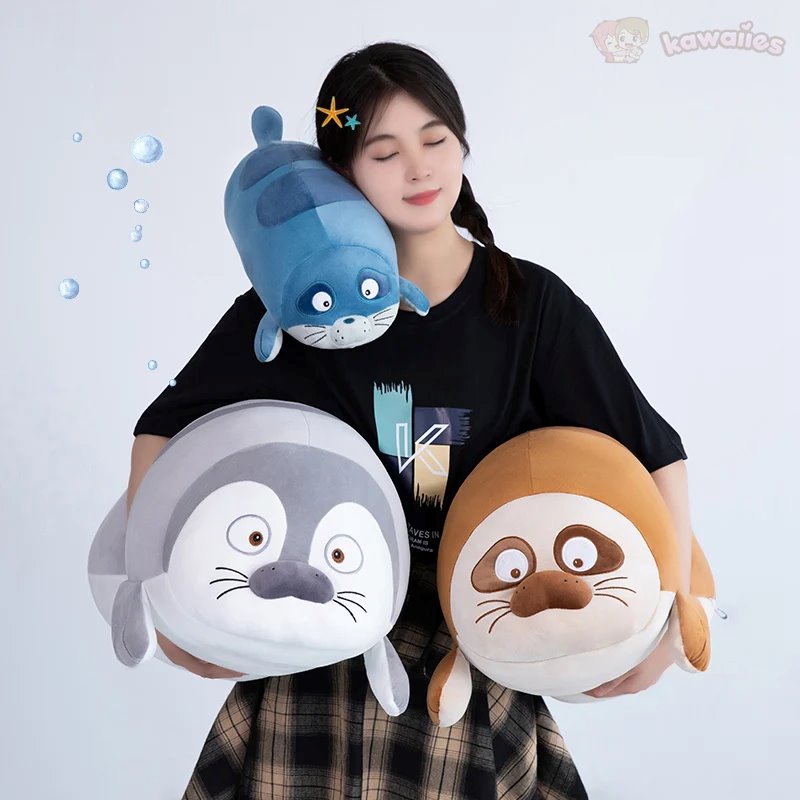 Huge Sleeping Buddies Seal Plushies