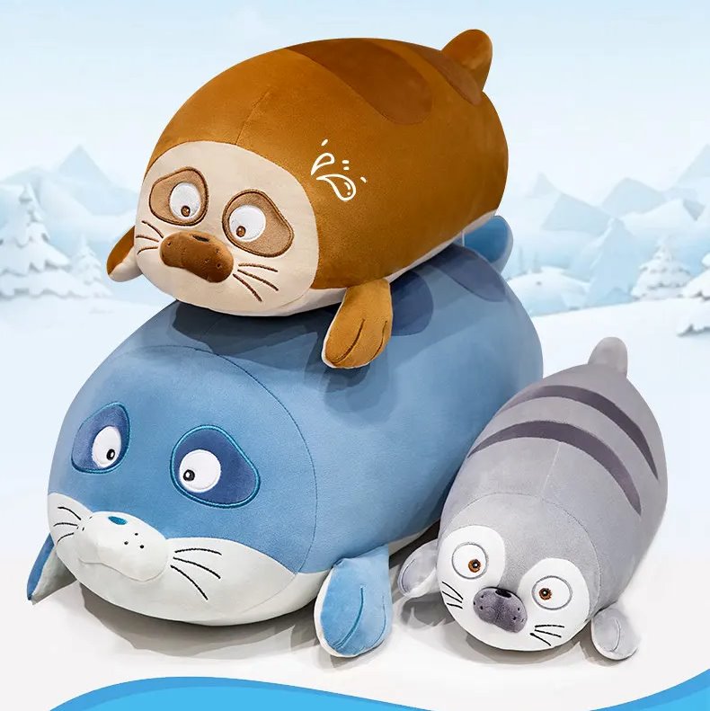 Huge Sleeping Buddies Seal Plushies