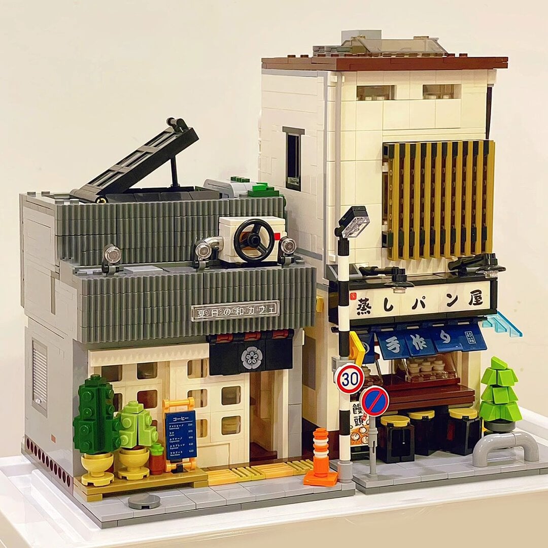 Japanese Steamed Bun Shop Building Blocks