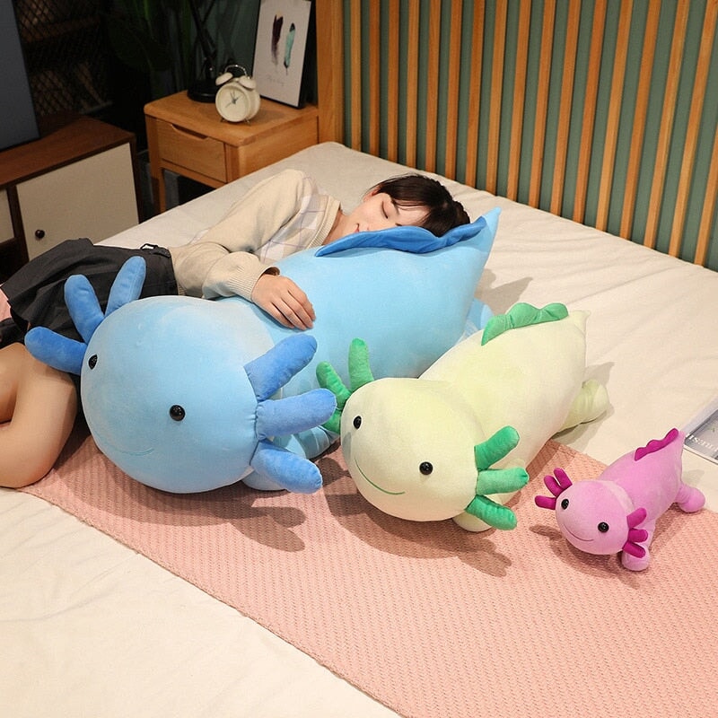 Kawaii Axolotl Salamander Plushie Family