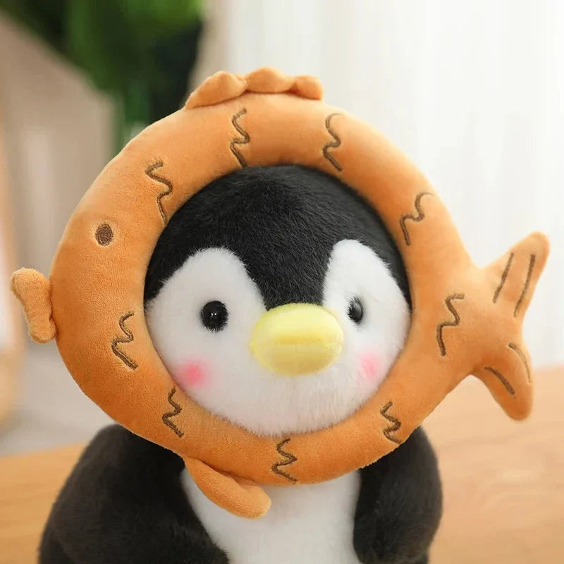 Kawaii Baby Penguin Plushies with Hats