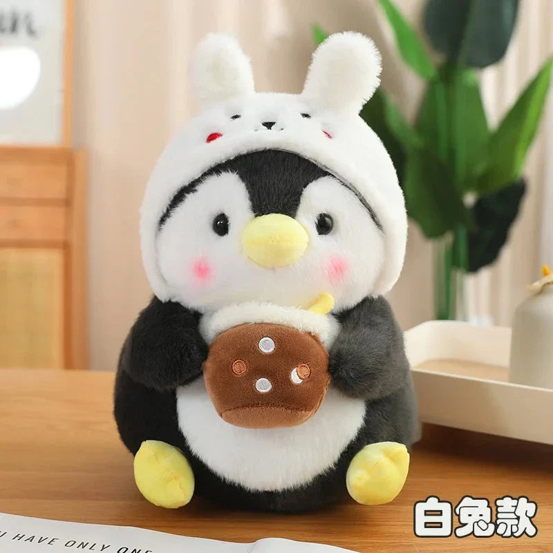 Kawaii Baby Penguin Plushies with Hats
