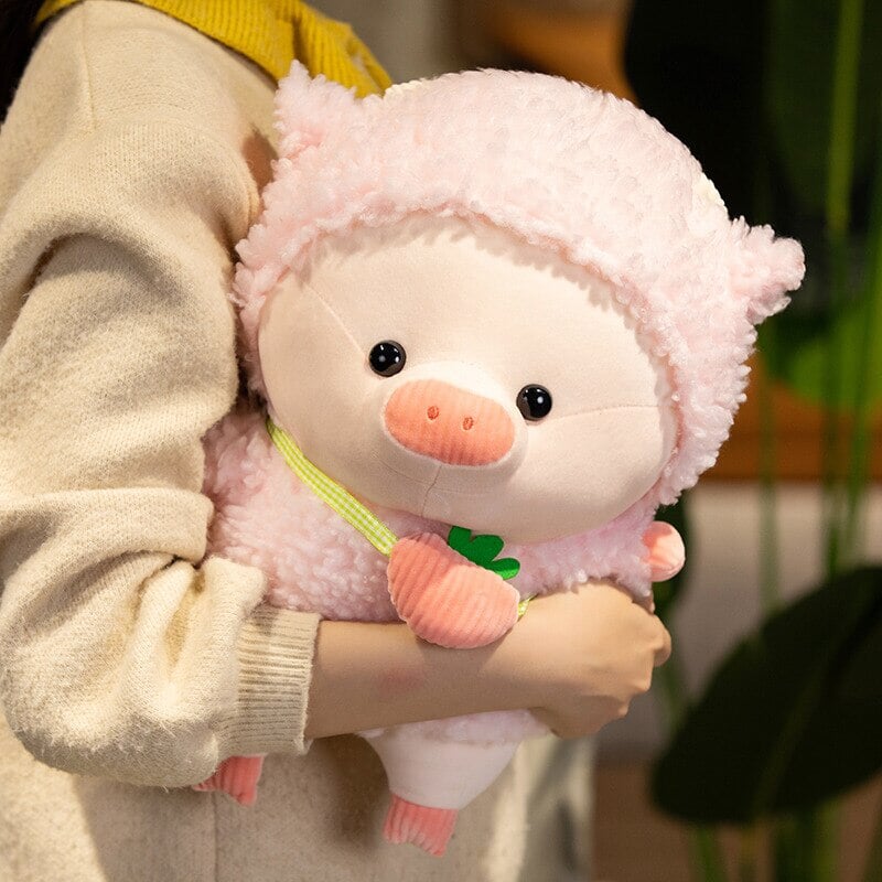 Kawaii Fluffy Cosplay Piggy Plushies