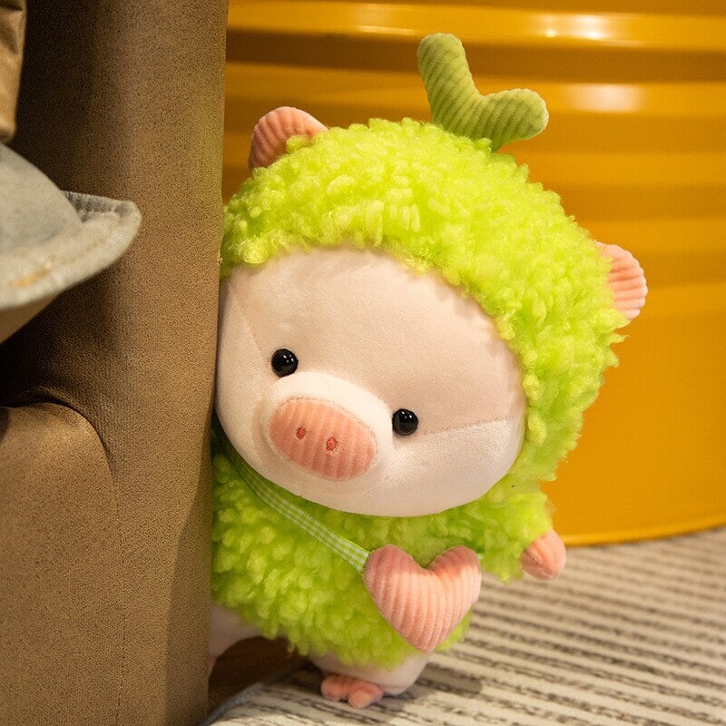 Kawaii Fluffy Cosplay Piggy Plushies