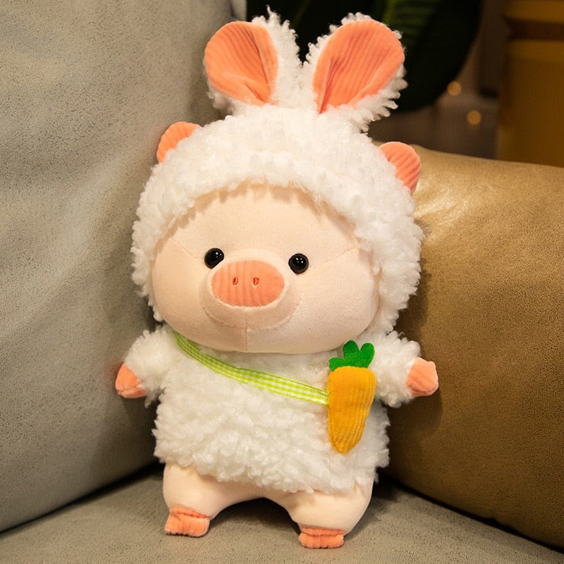 Kawaii Fluffy Cosplay Piggy Plushies