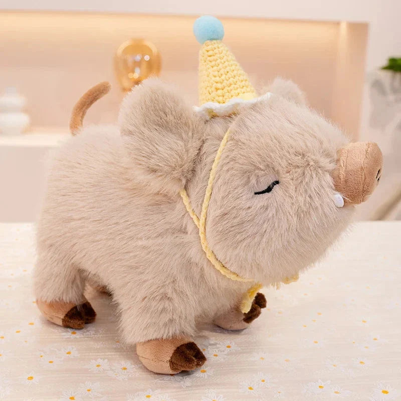 Kawaii Fluffy Wild Boar Plushie