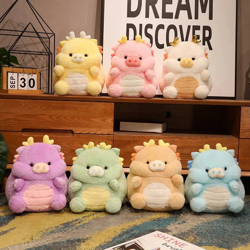 Kawaii Funny Pig Dragon Plush