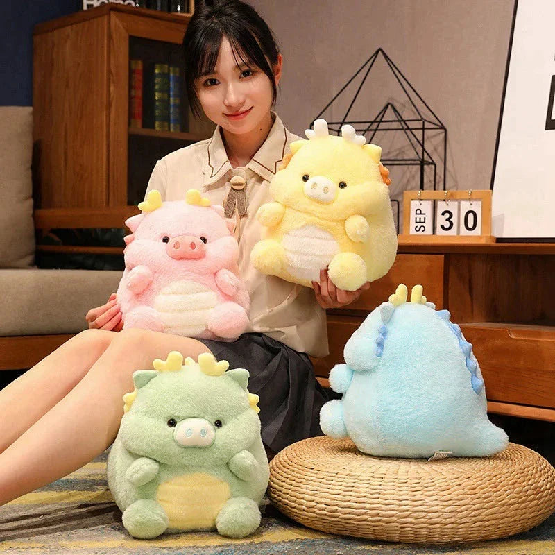 Kawaii Funny Pig Dragon Plush