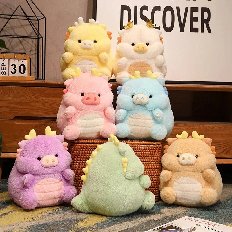 Kawaii Funny Pig Dragon Plush