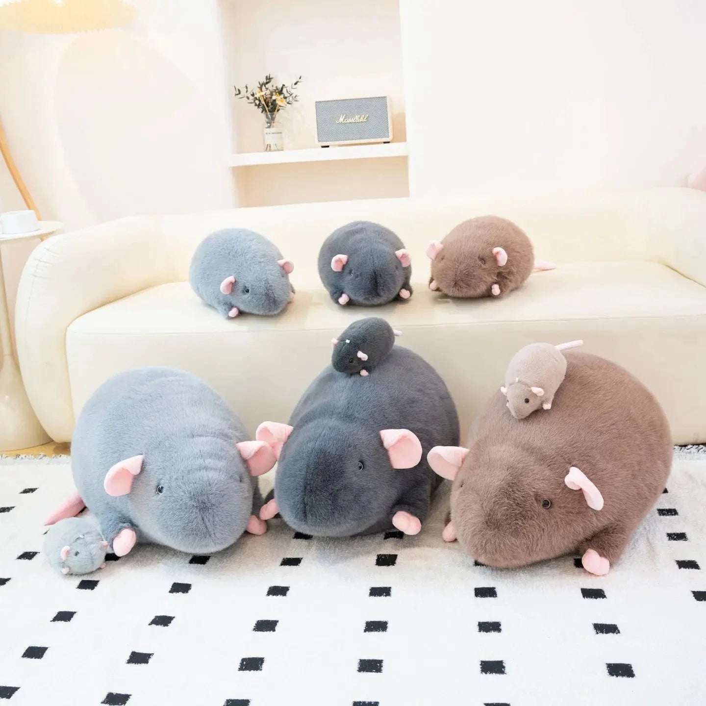 Kawaii Giant Mouse Rat Plushies