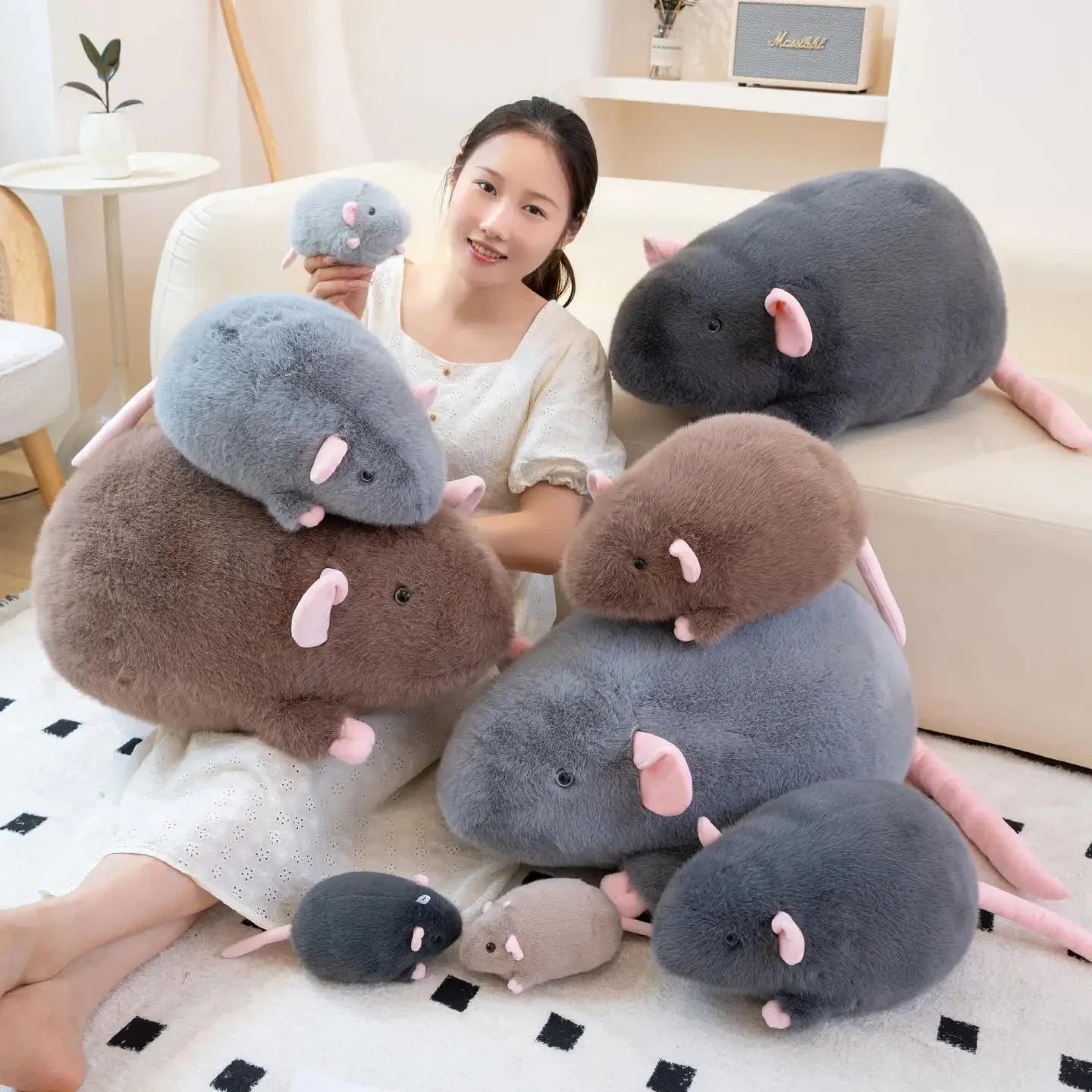 Kawaii Giant Mouse Rat Plushies