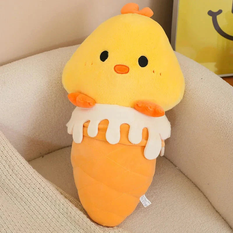 Kawaii Ice Cream Pig Capybara Chick Sheep Plushie