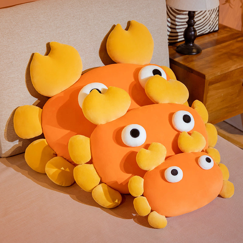 Kawaii Orange Crab & Lobster Plushie