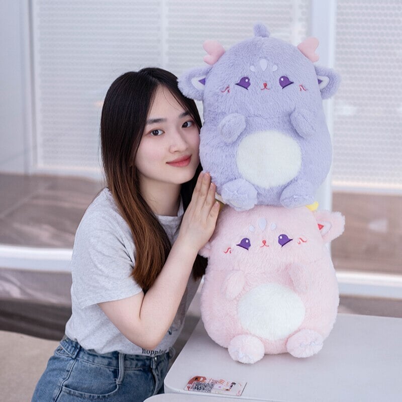 Kawaii Pastel Chubby Deer Plush