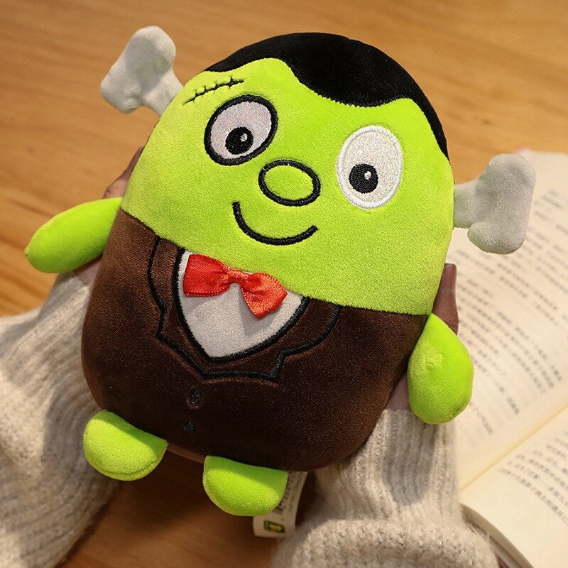Kawaii Skeleton Pumpkin Zombie Frankenstein Vampire Halloween Plushies