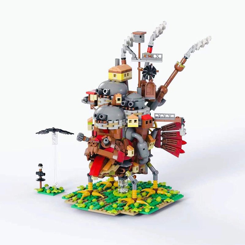 Large Howl's Moving Castle Building Set