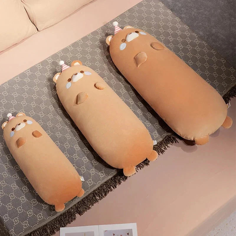 Long Kawaii Snuggly Animal Plushies