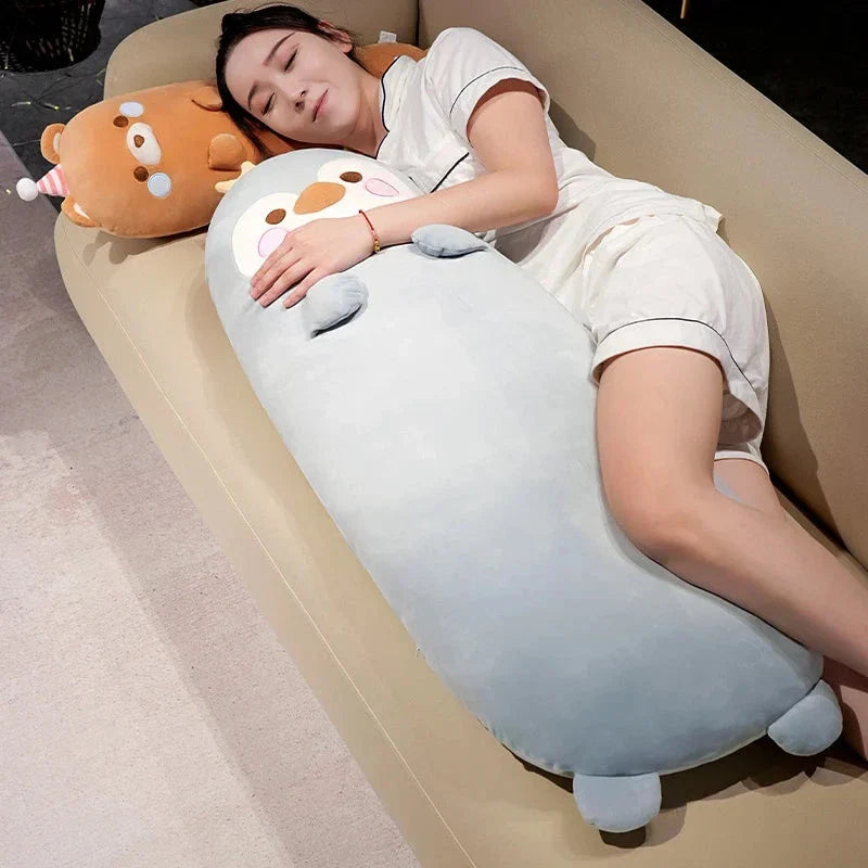 Long Kawaii Snuggly Animal Plushies