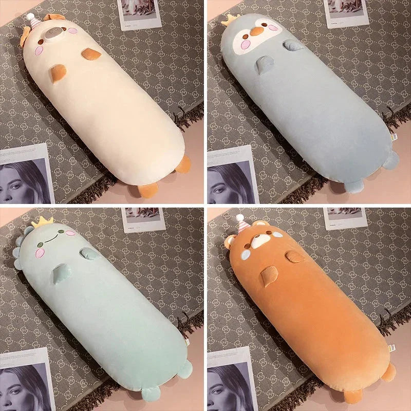 Long Kawaii Snuggly Animal Plushies