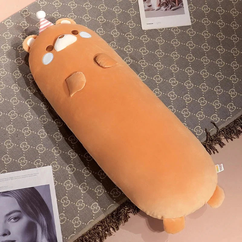 Long Kawaii Snuggly Animal Plushies