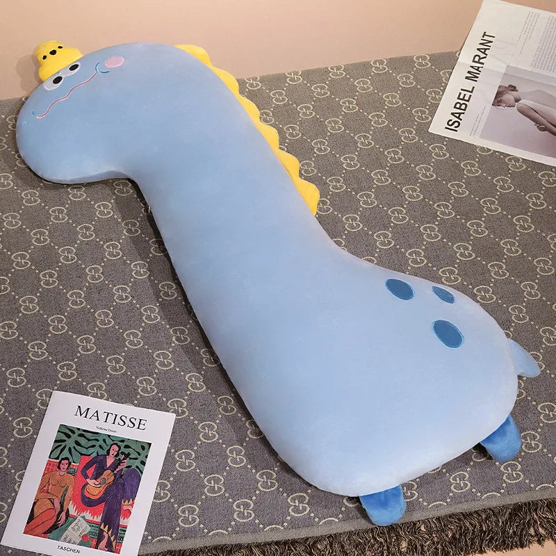 Long Pancake Dino Dog Crocodile Giraffe Pillow Plush