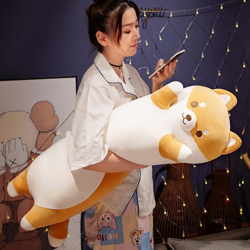 Long Snuggle Shiba Buddy Plushies