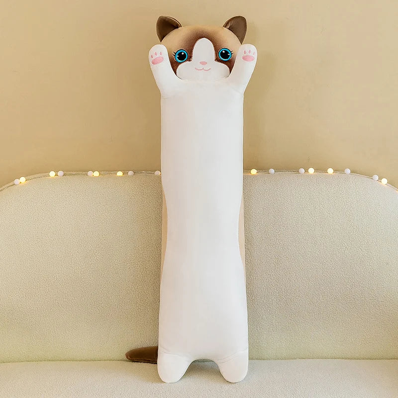 Long Snuggly Cat Siamese British Shorthair Snowshoe Plushies Collection