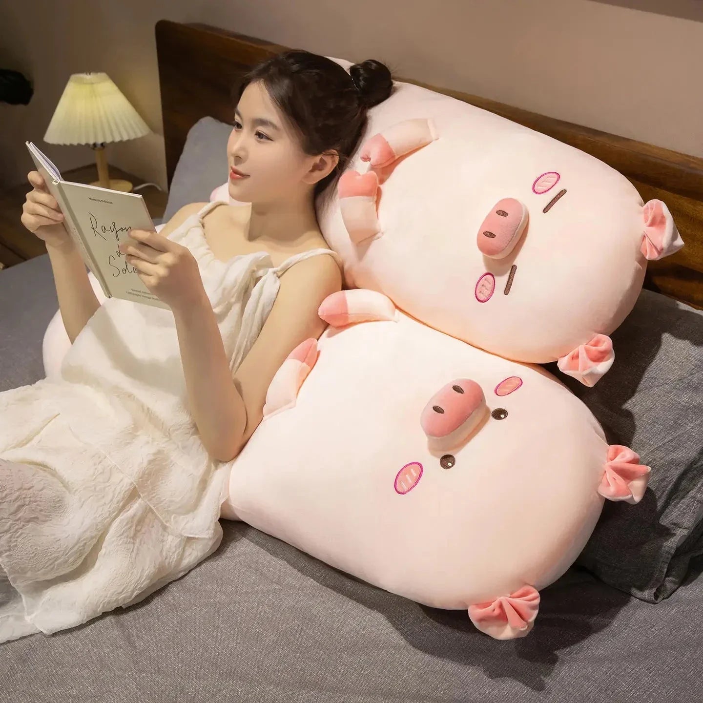 Long Snuggly Pig Plushies