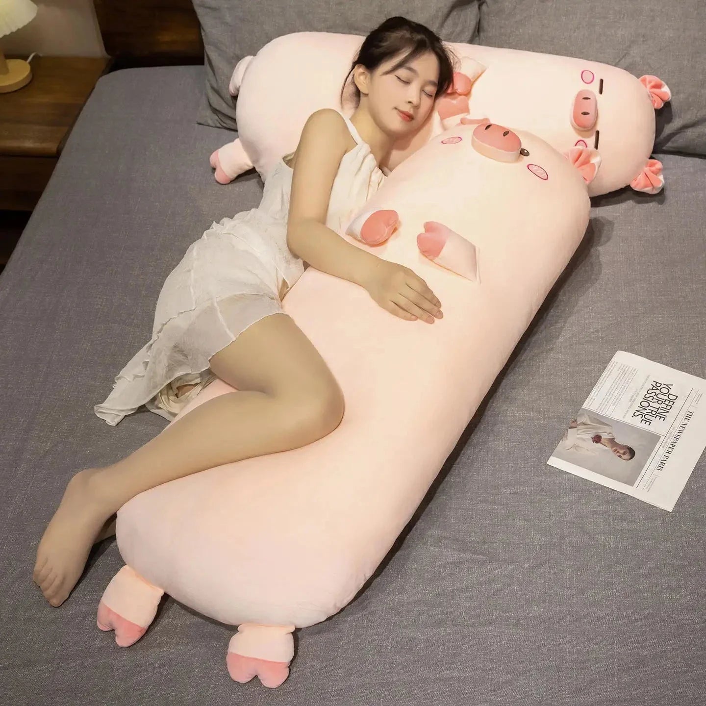 Long Snuggly Pig Plushies