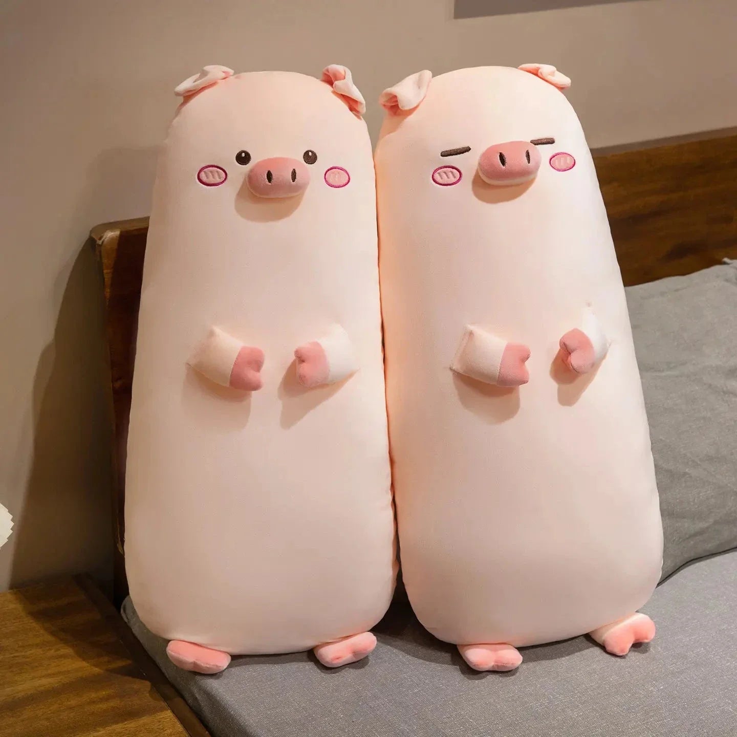 Long Snuggly Pig Plushies