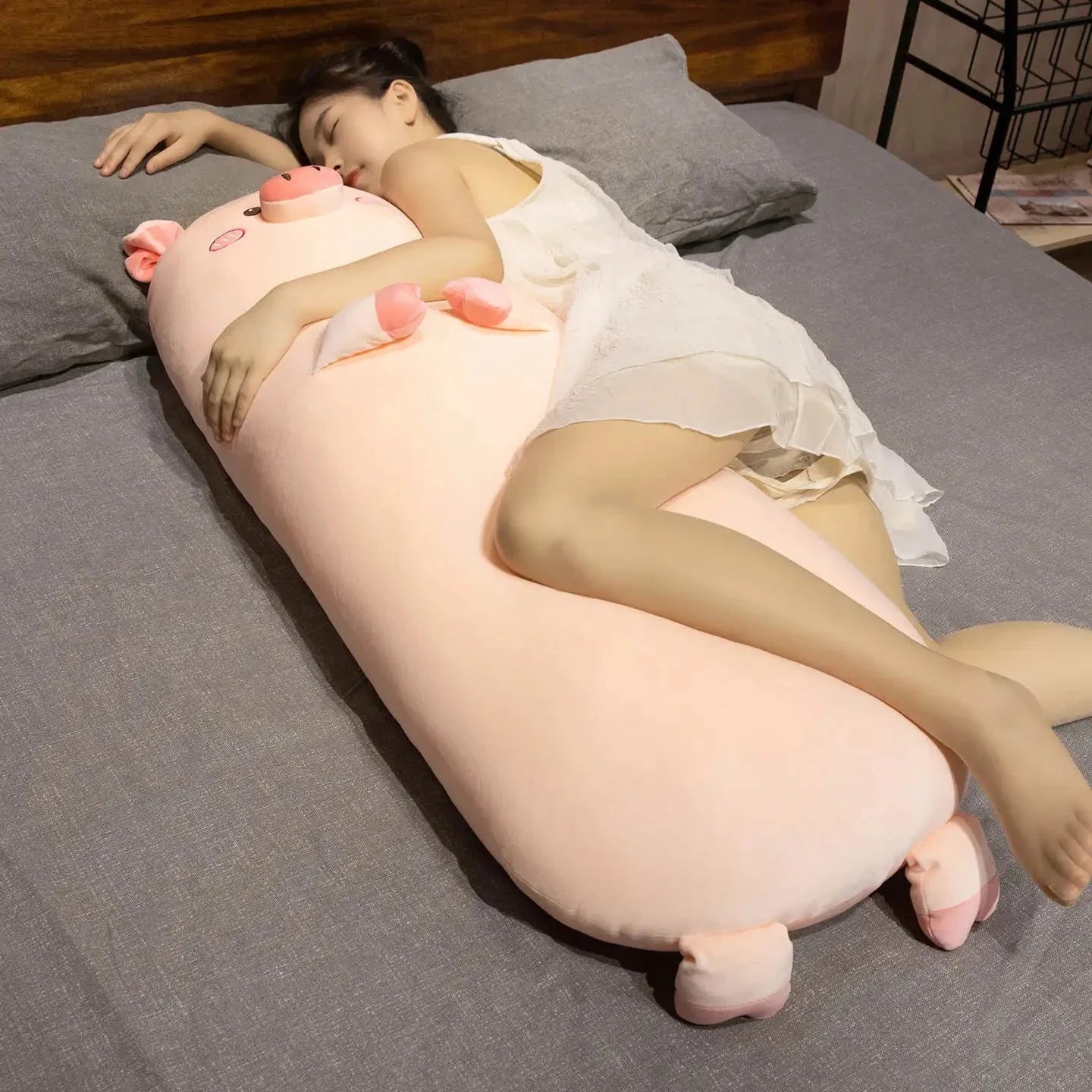Long Snuggly Pig Plushies