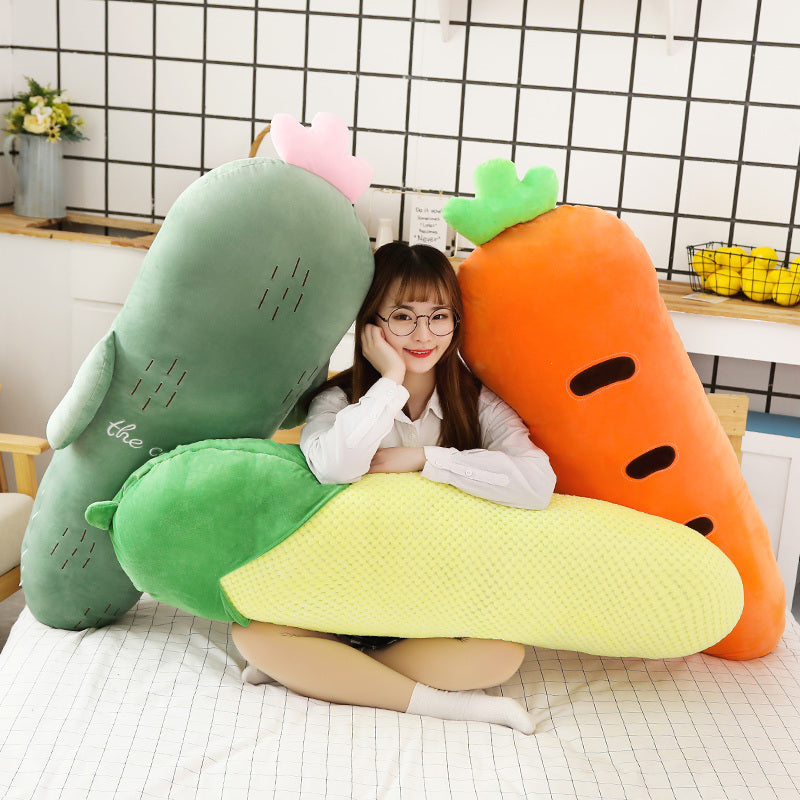 Long Snuggly Vegetables Fruits Plushie Collection