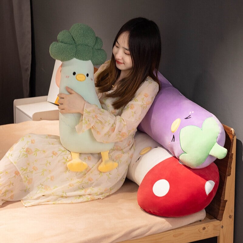 Long Vegetable Duck Family Plush Collection