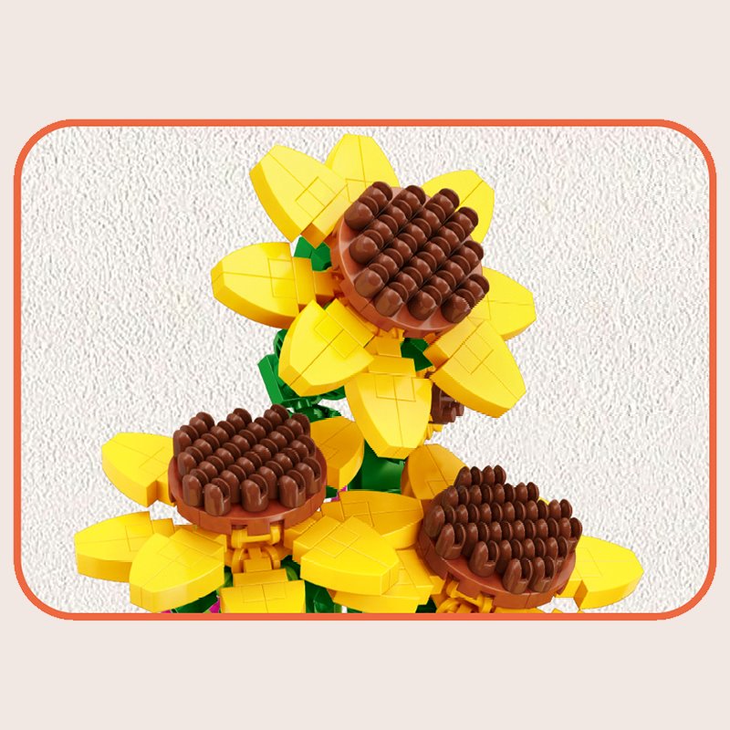 Micro Flowers in a Dome Building Set