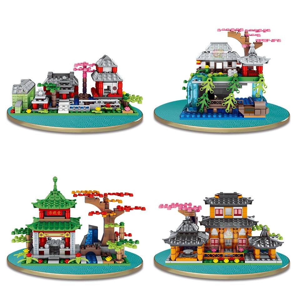 Mountain Pavilion and Sakura View Building Blocks