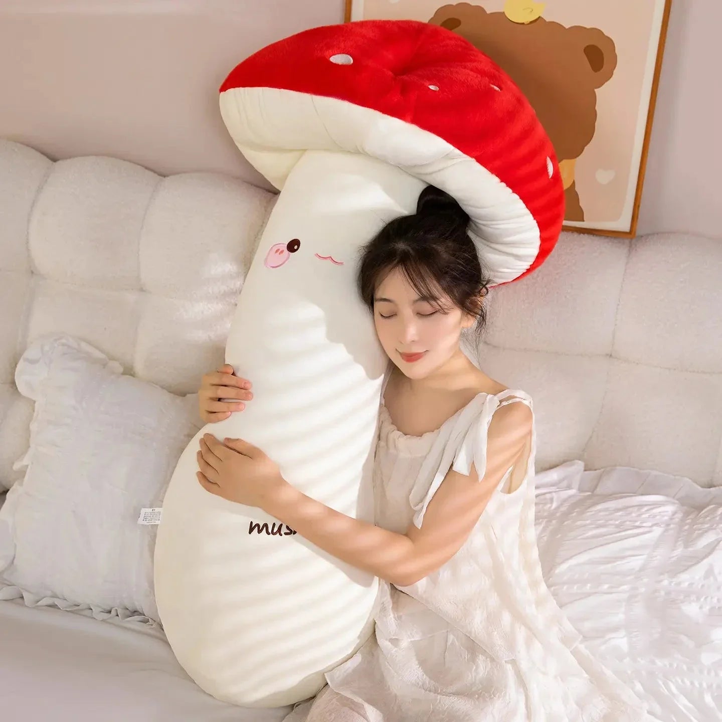 Mushie the Long Snuggly Kawaii Mushroom Plushies