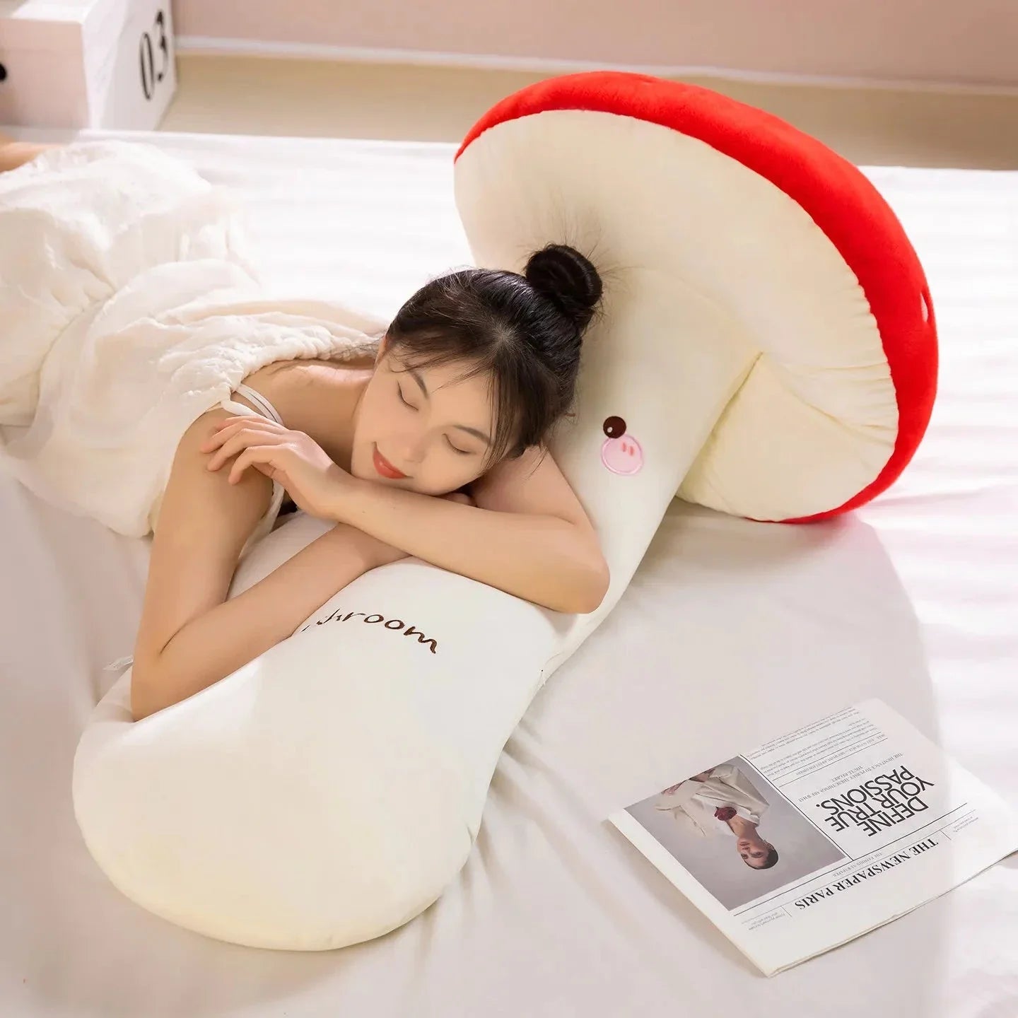 Mushie the Long Snuggly Kawaii Mushroom Plushies