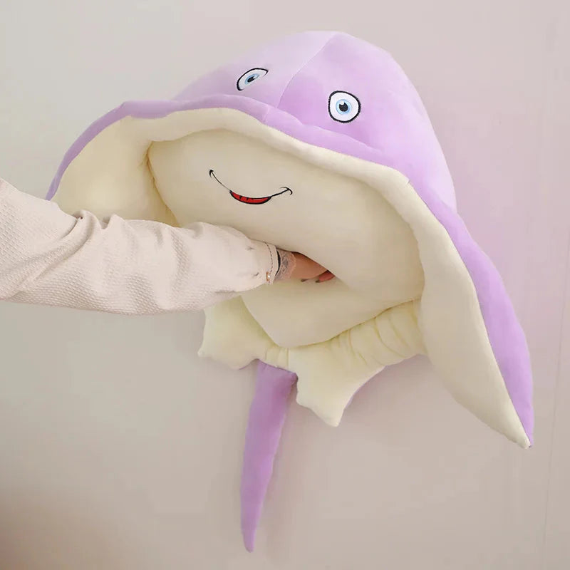 Pastel Purple Blue Stingray Plushies