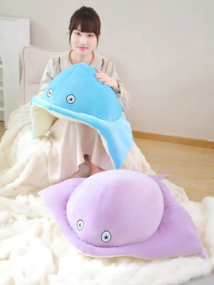 Pastel Purple Blue Stingray Plushies