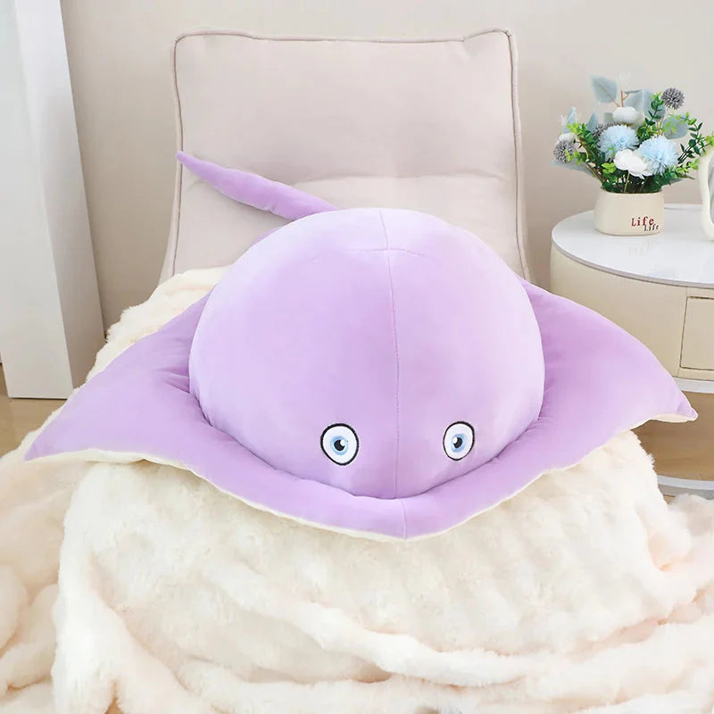 Pastel Purple Blue Stingray Plushies