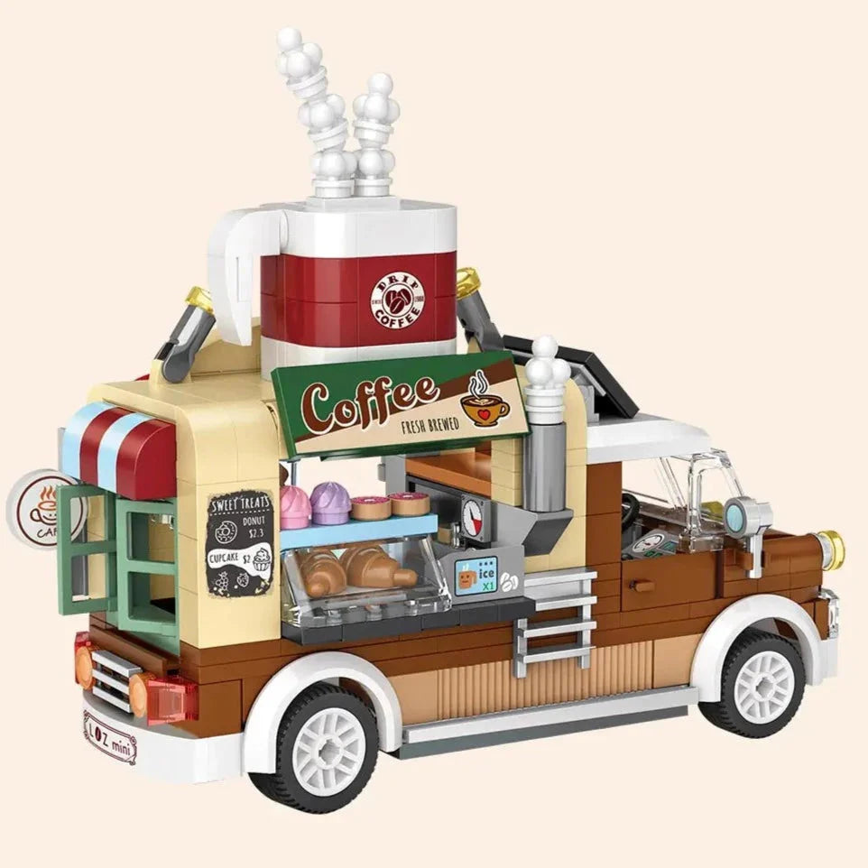 Pizza and Coffee Truck Nano Building Blocks