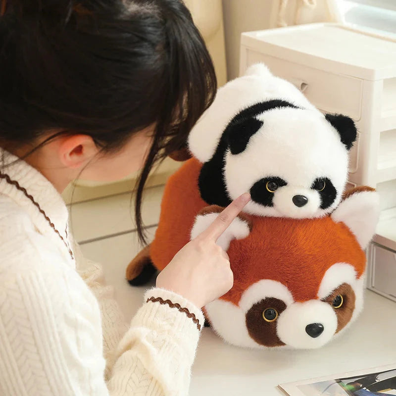 Reversible Red Panda to Panda Plush