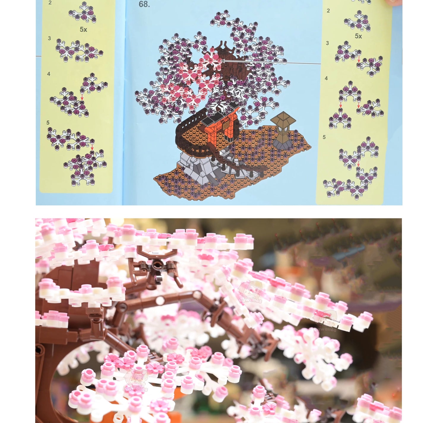 Romantic Light Up Japanese Cherry Blossom Tree Building Sets | Special Edition