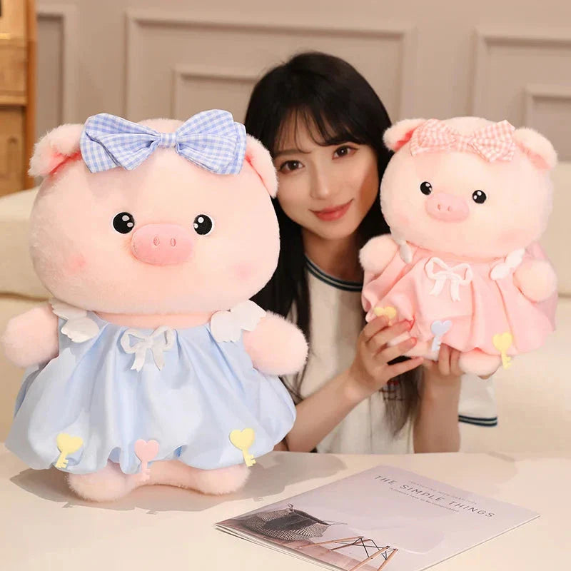 Rosie & Belle the Pretty Pink Piggy Plushies
