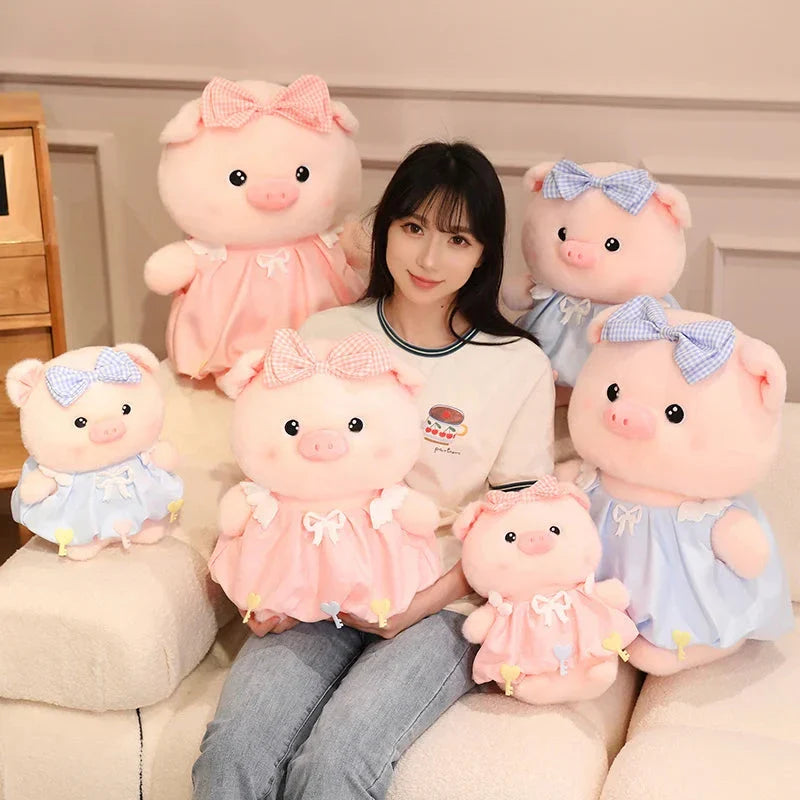 Rosie & Belle the Pretty Pink Piggy Plushies