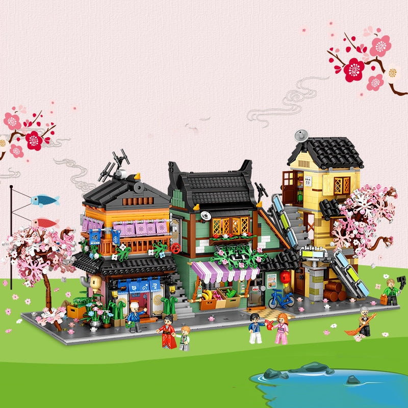 Sakura Stores Micro Building Set