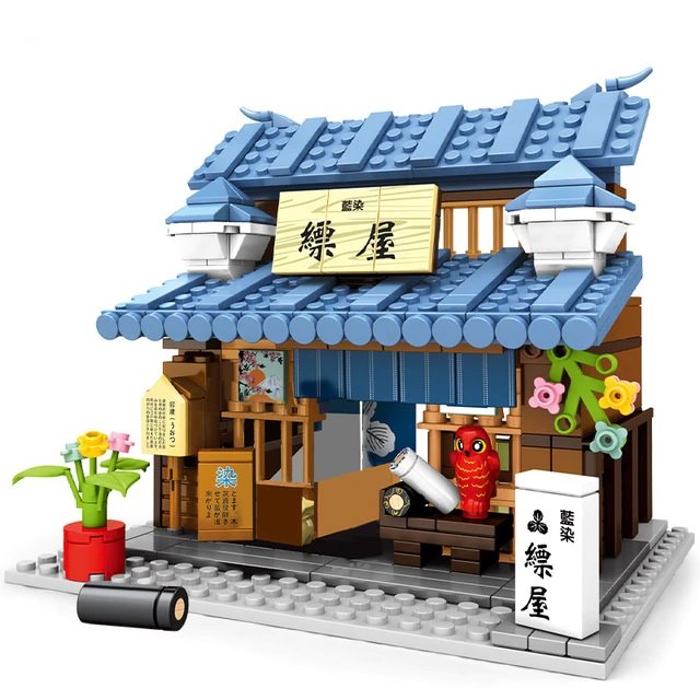 Shirakawa-go Dori Street Japanese Stores Building Sets - Limited Stock