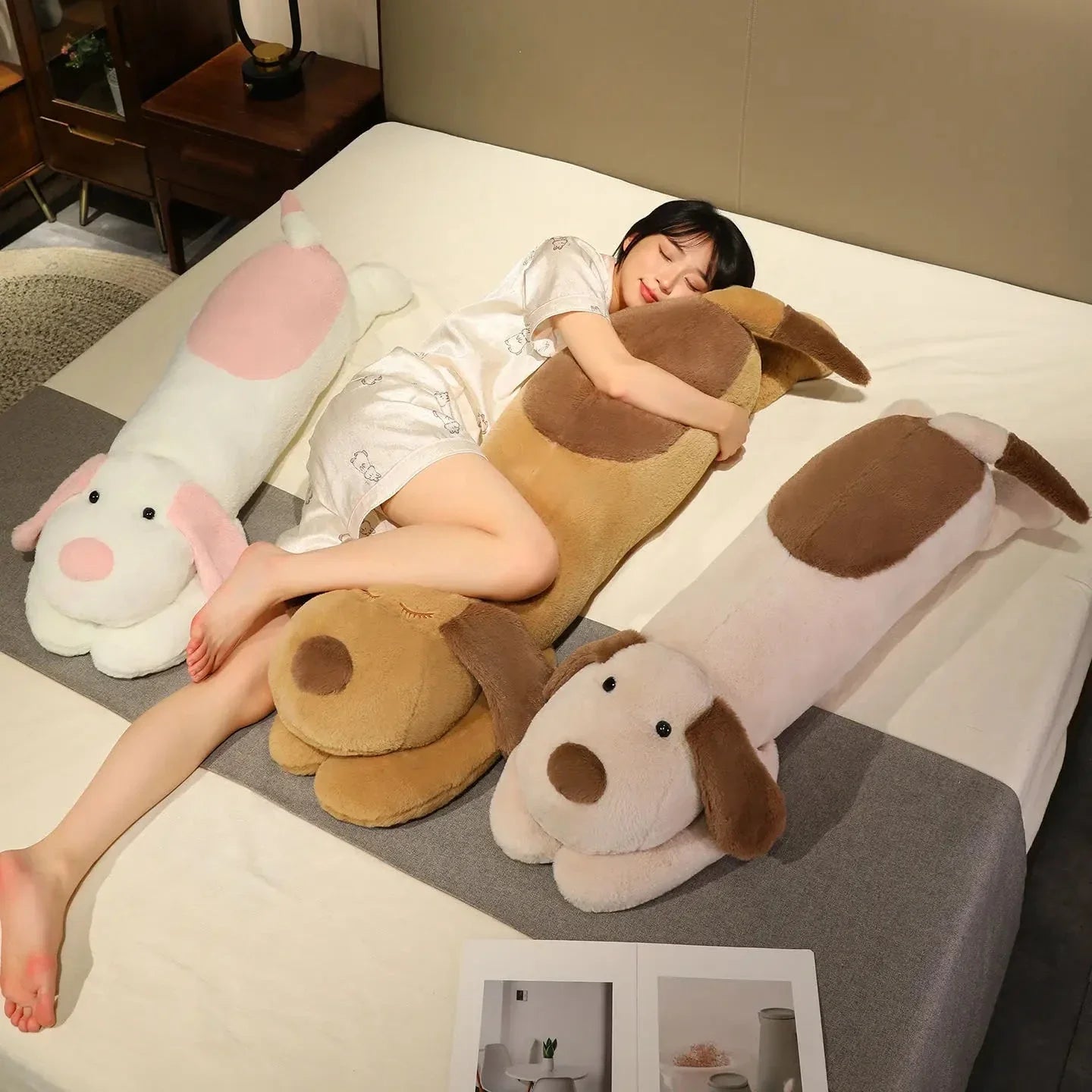 Snoozie the Sleepy Puppy Hug Pillow